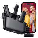 SoundMax Dual - Microfone Sem Fio Lapela Ulanzi J12 para Gravações e Lives