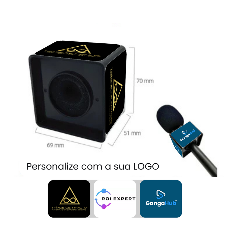 MicMaster Pro - Adaptador de Microfone para Entrevista