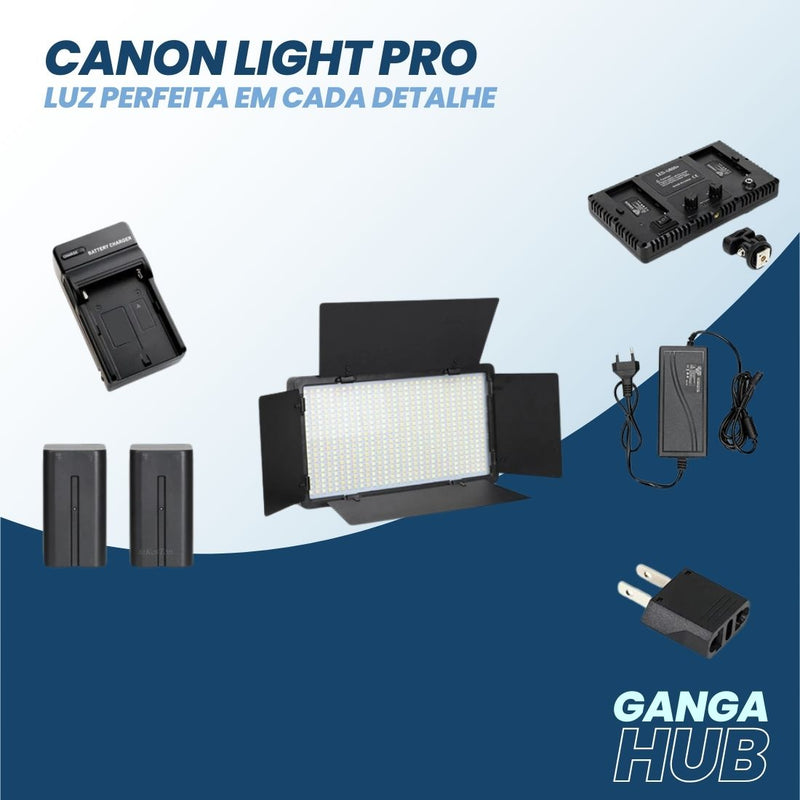 Painel Glow PRO - Iluminação ajustável com potência e controle