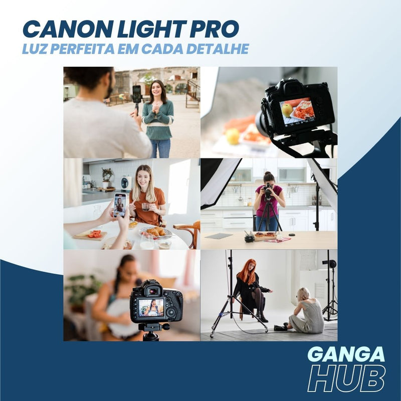 Painel Glow PRO - Iluminação ajustável com potência e controle