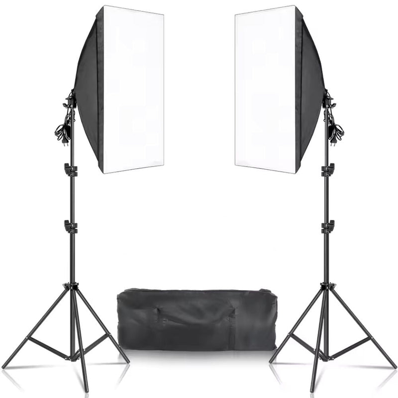 ProLight Studio - Softbox de Iluminação Profissional com Tripé
