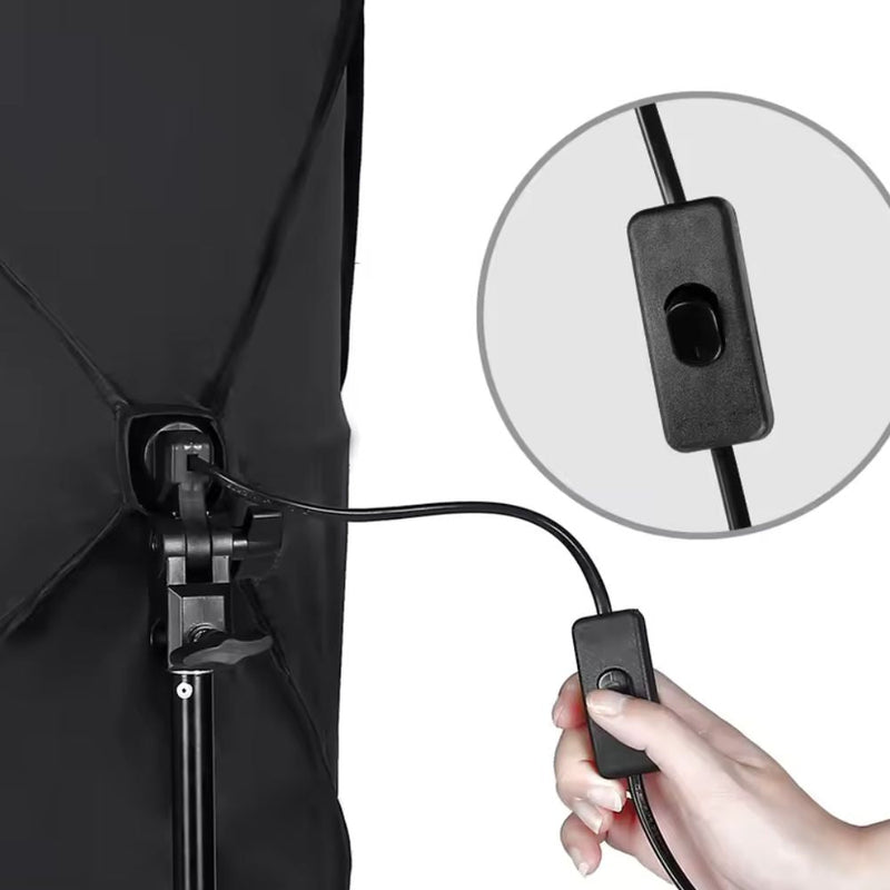 ProLight Studio - Softbox de Iluminação Profissional com Tripé