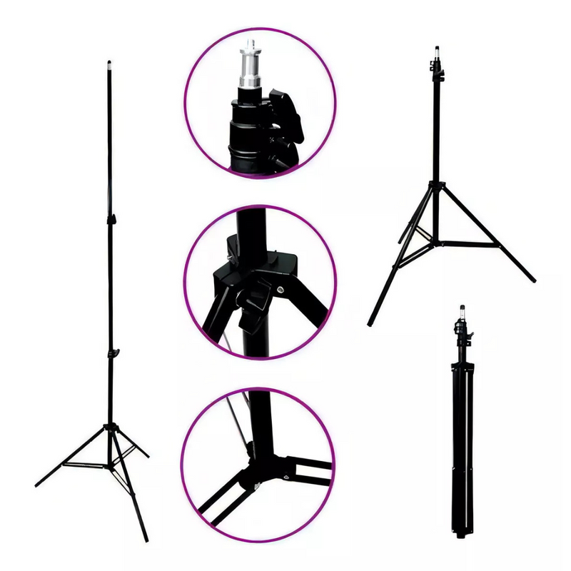 Tripé Octo 360 Pro 2 METROS com Regulador + Brinde