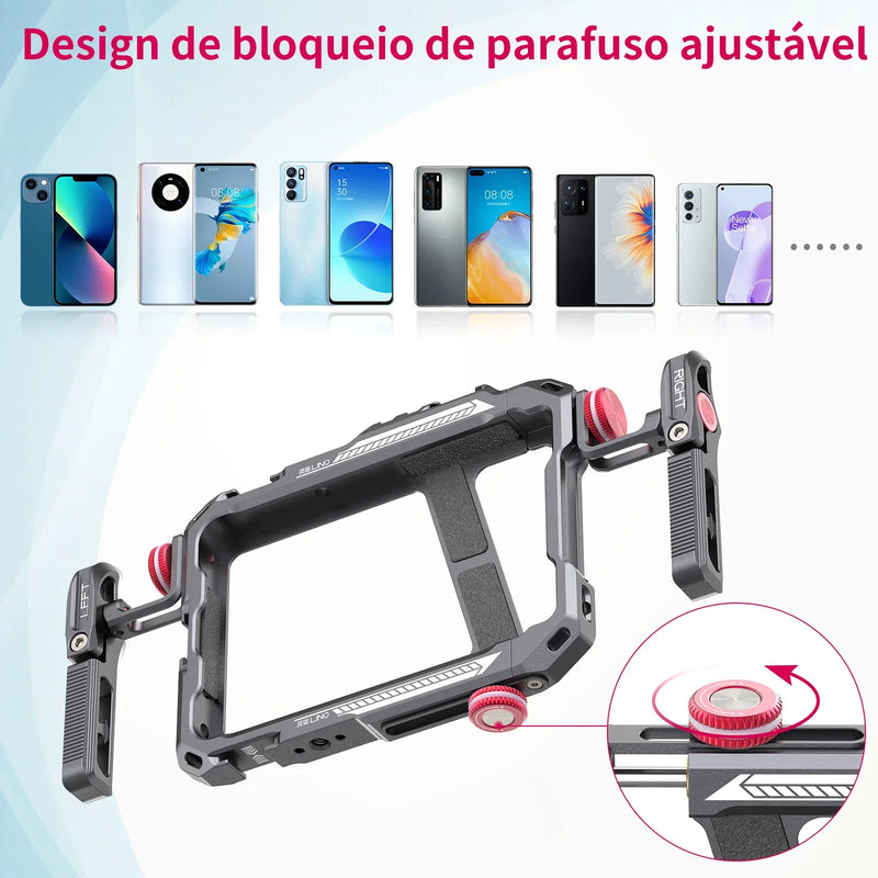 Ulanzi Lino Pro Cage - Gaiola Universal para Gravação e Conteúdo