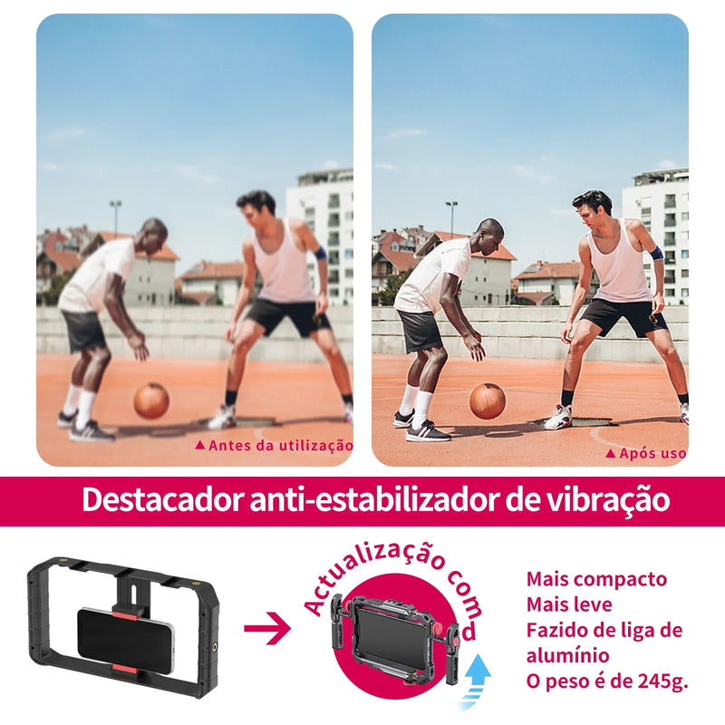 Ulanzi Lino Pro Cage - Gaiola Universal para Gravação e Conteúdo