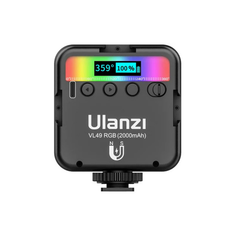 Ulanzi VL49 Full Color - LED RGB Versátil para Todas as Produções