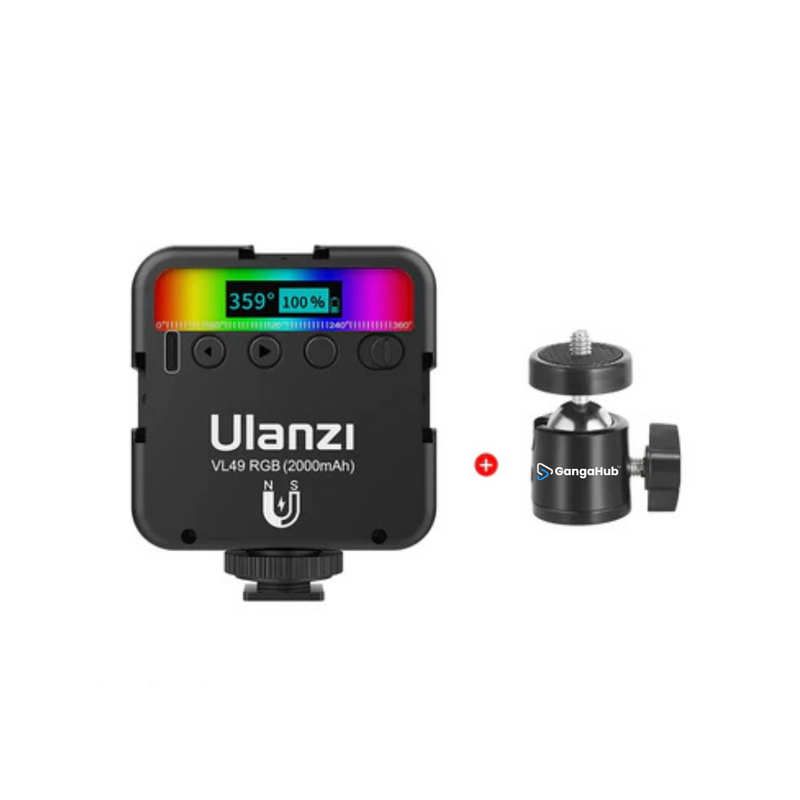 Ulanzi VL49 Full Color - LED RGB Versátil para Todas as Produções